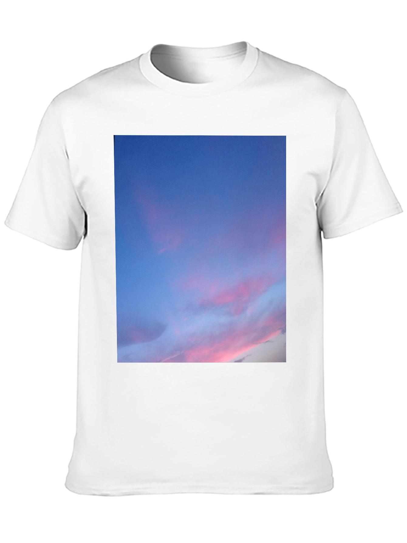 Sunset Sky T-Shirt - Soft Black Cotton Tee