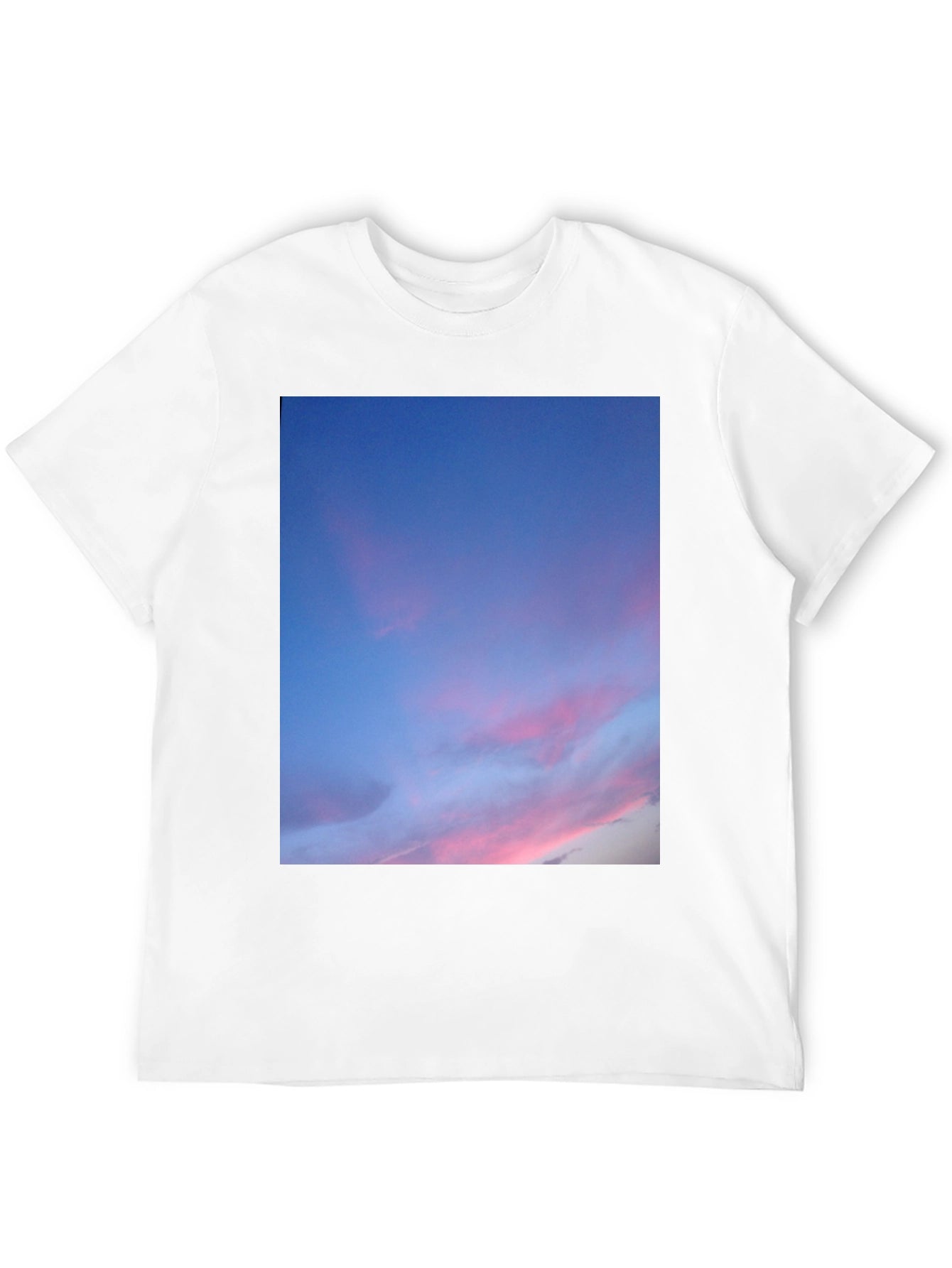 Sunset Sky T-Shirt - Soft Black Cotton Tee