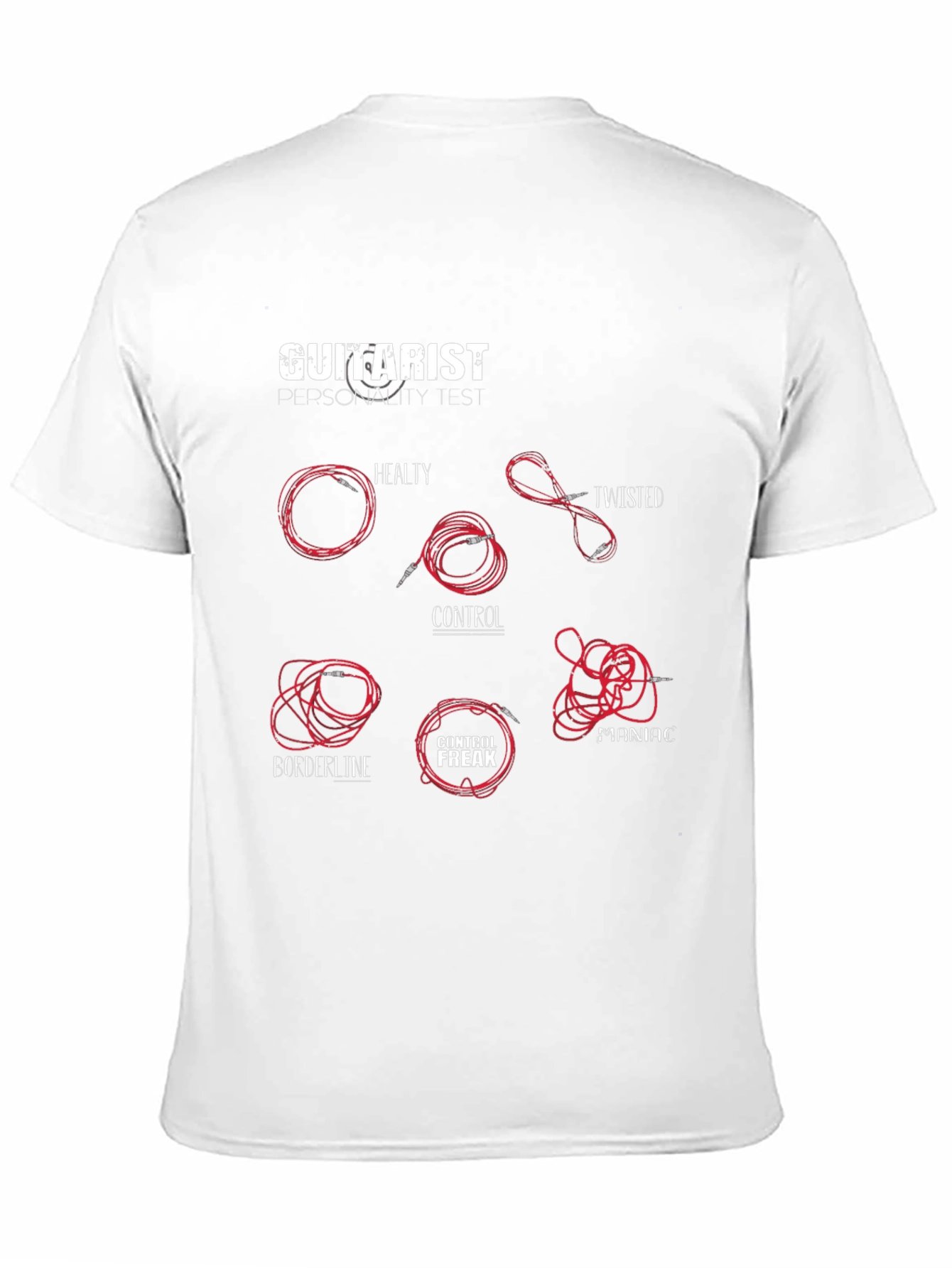 Guitarist Personality Test T-Shirt - Musician Humor Tee