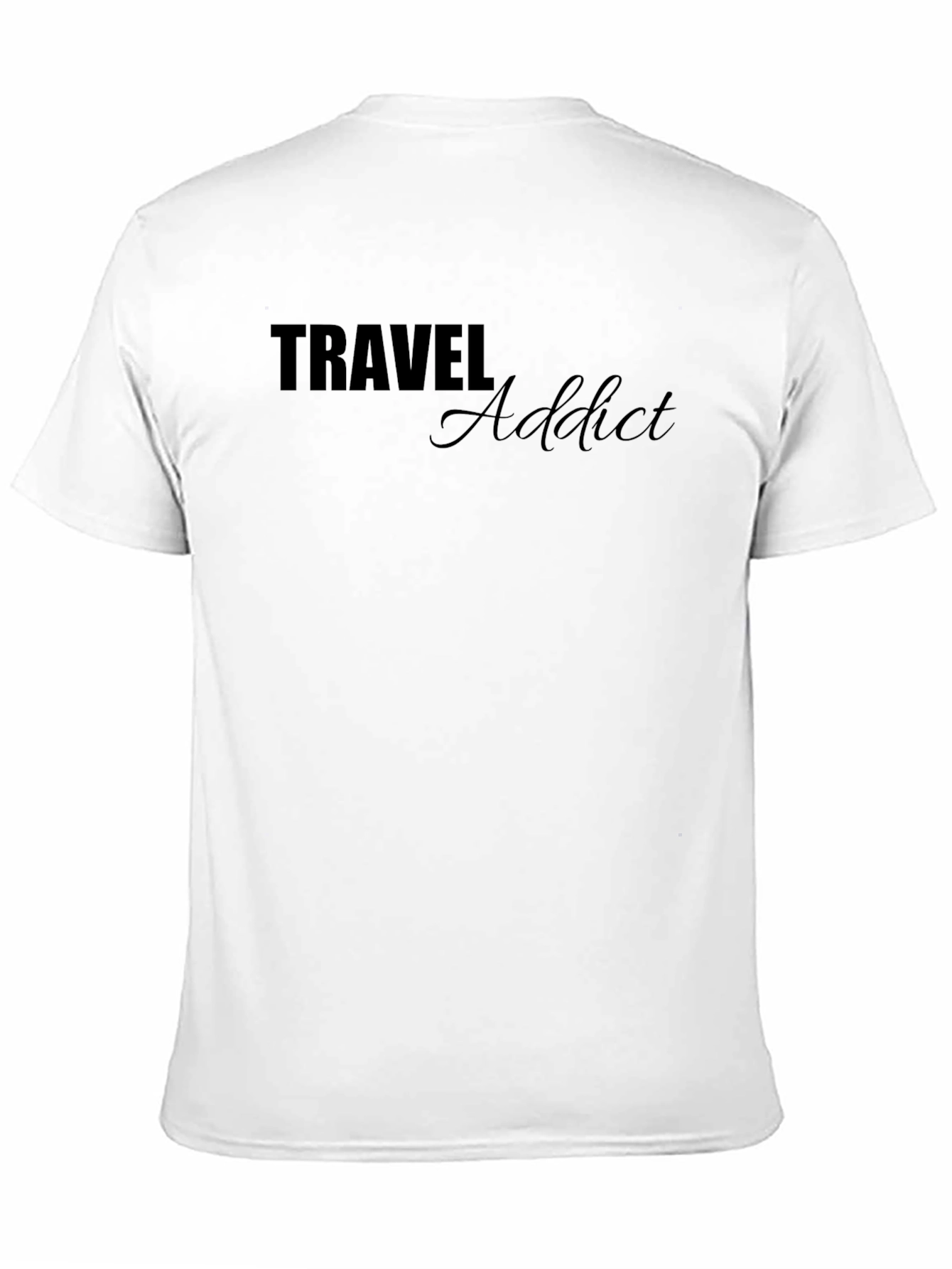 Travel Addict Graphic Tee - Comfortable Fit