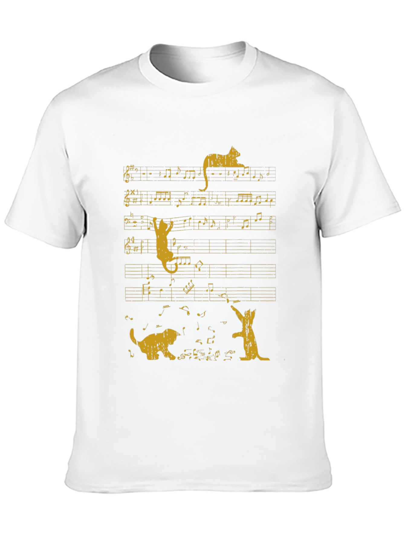 Musical Cats Graphic T-Shirt
