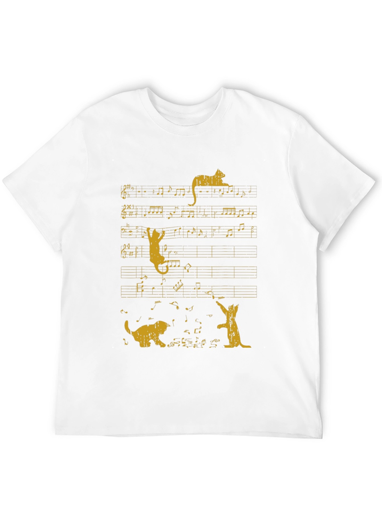 Musical Cats Graphic T-Shirt