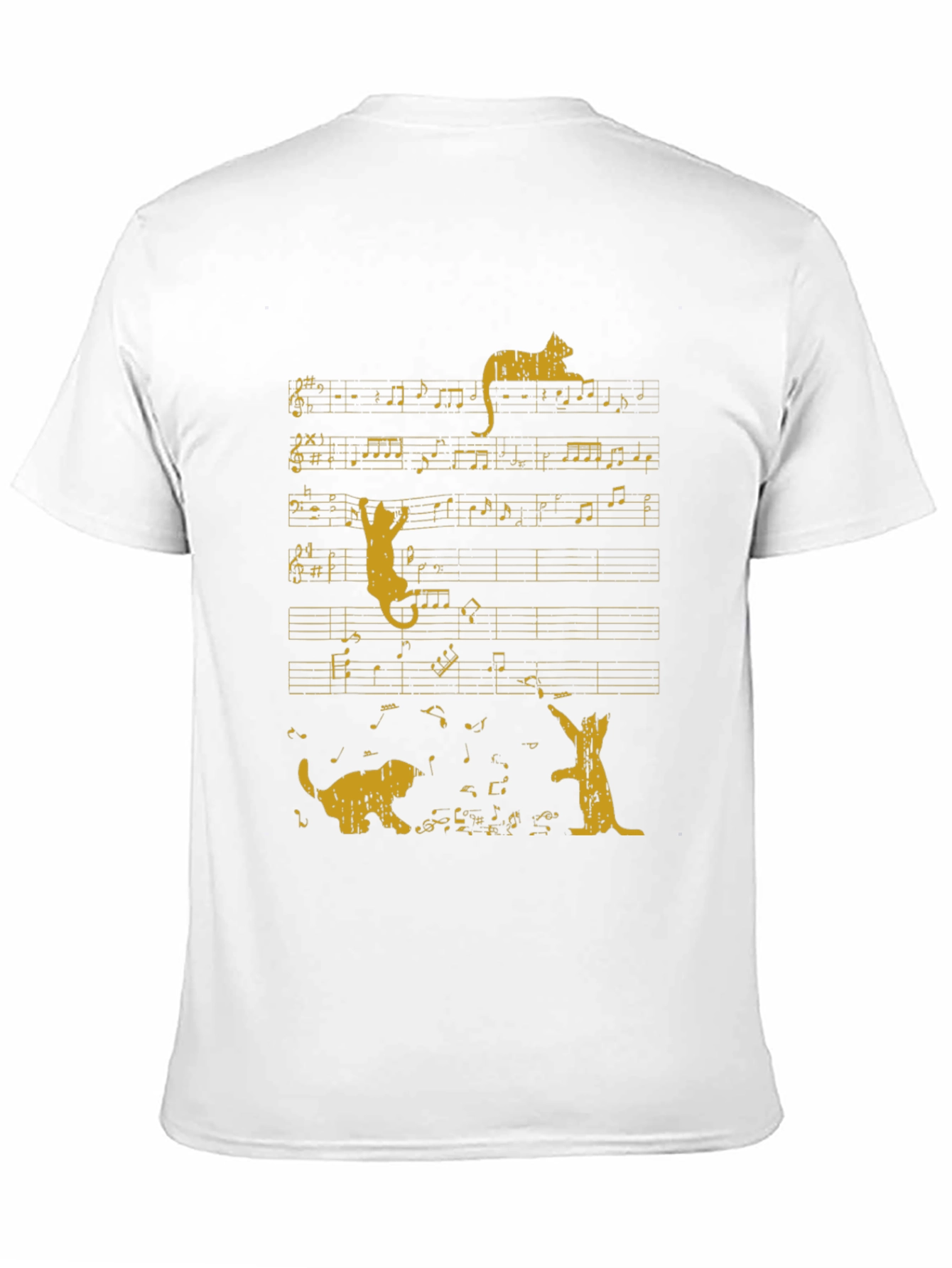 Musical Cats Graphic T-Shirt