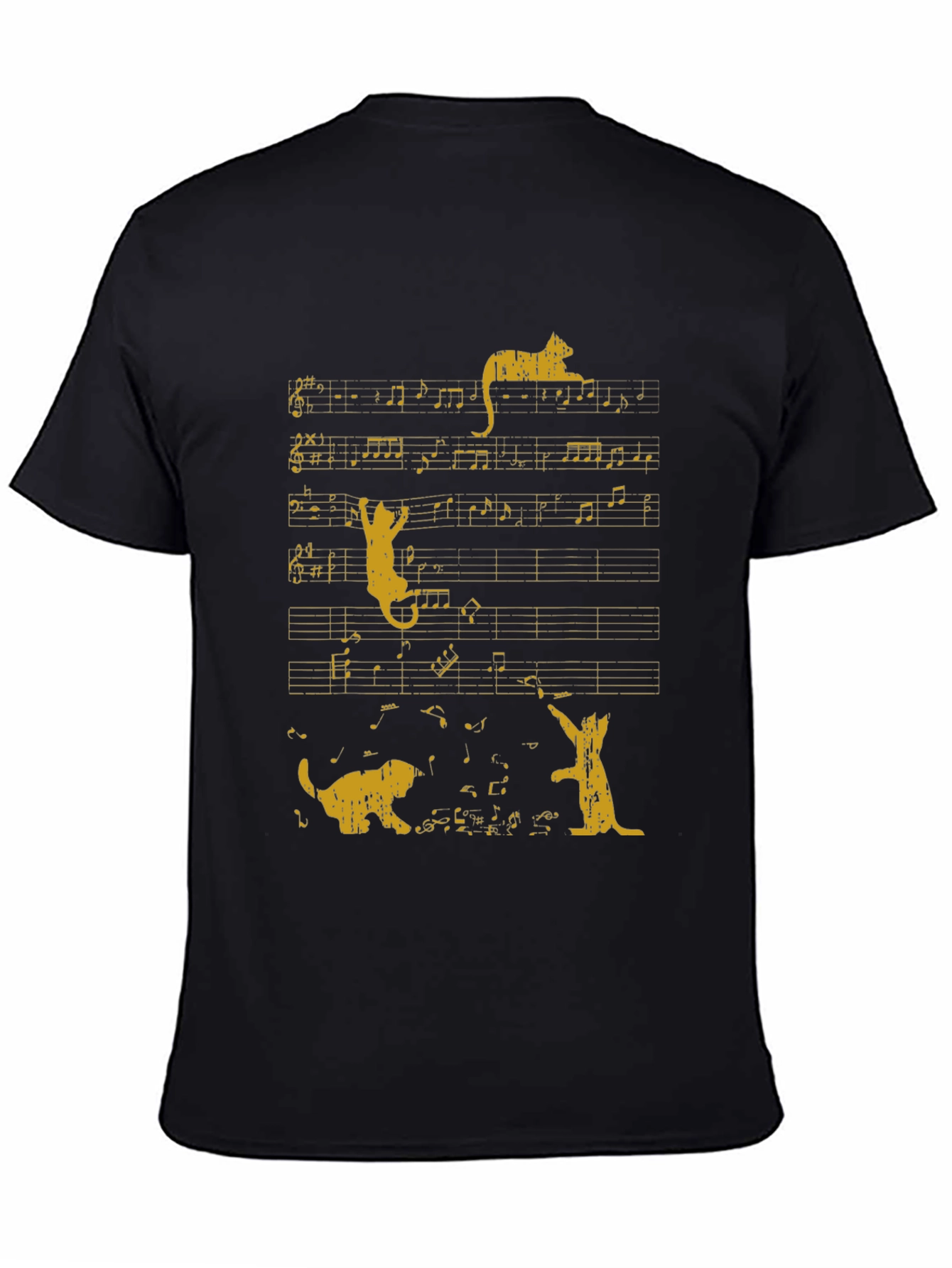 Musical Cats Graphic T-Shirt