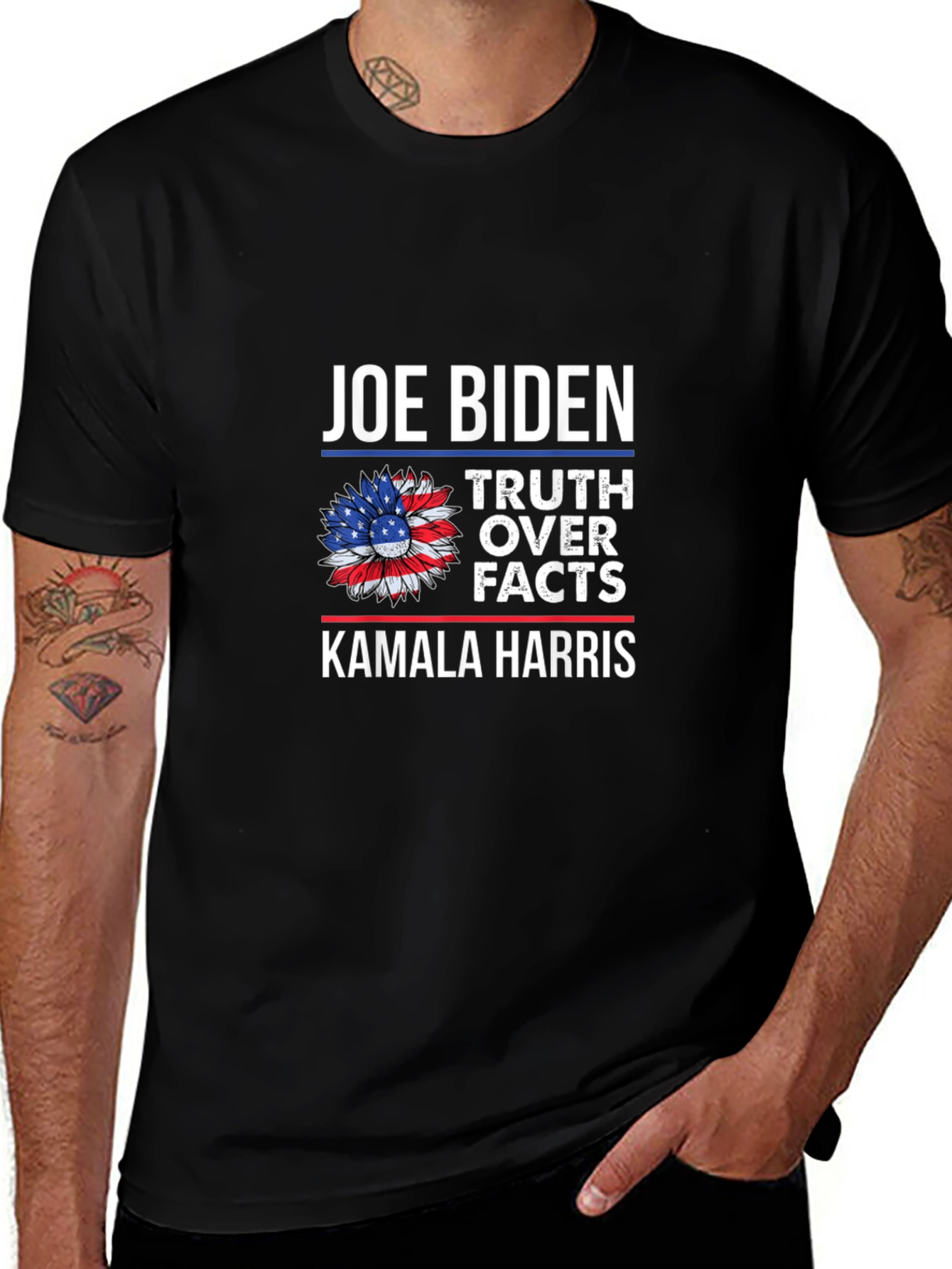 Joe Biden Kamala Harris Truth Over Facts T-Shirt