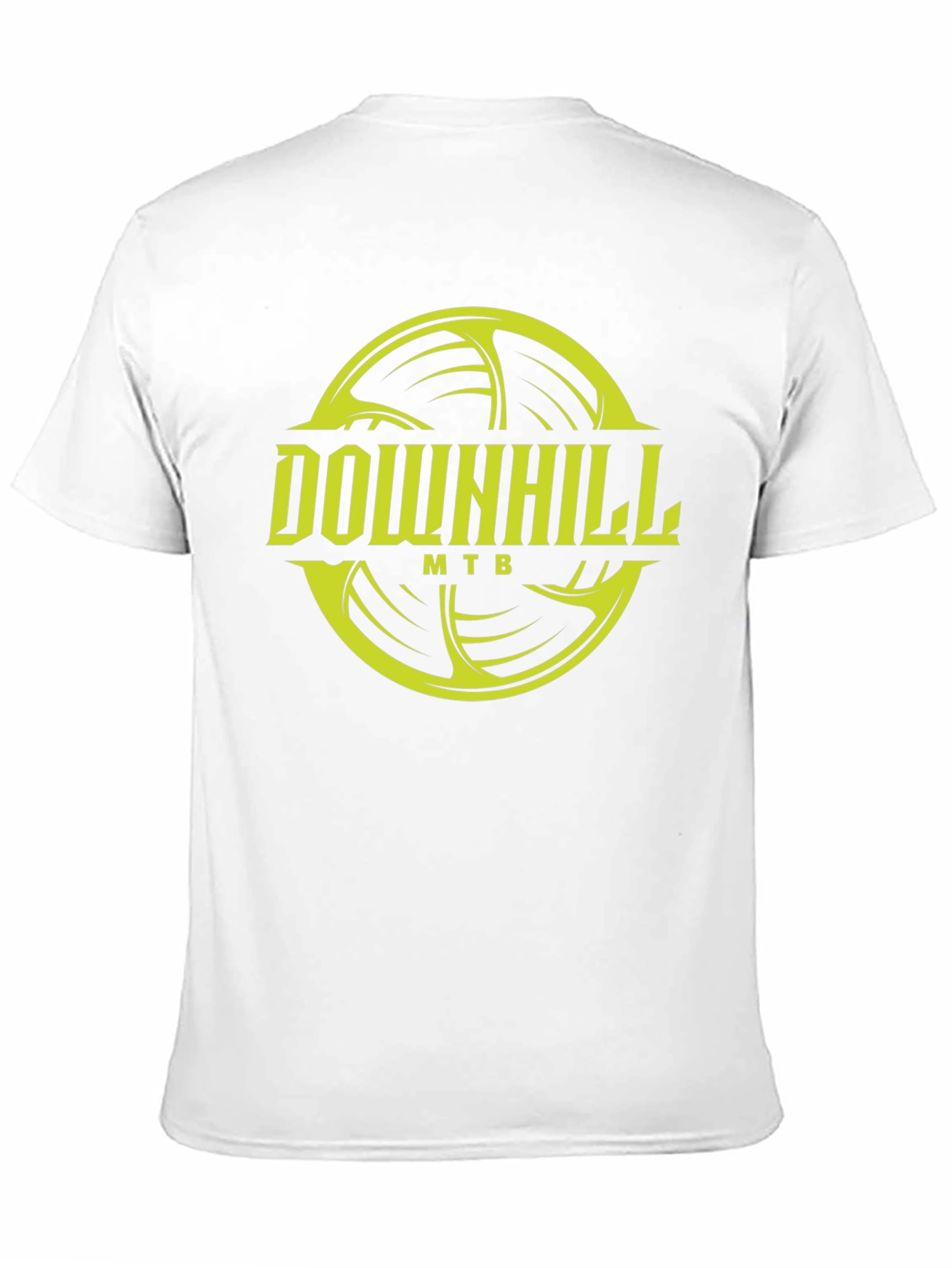 Downhill MTB Graphic Tee - Mountain Bike Black T-Shirt