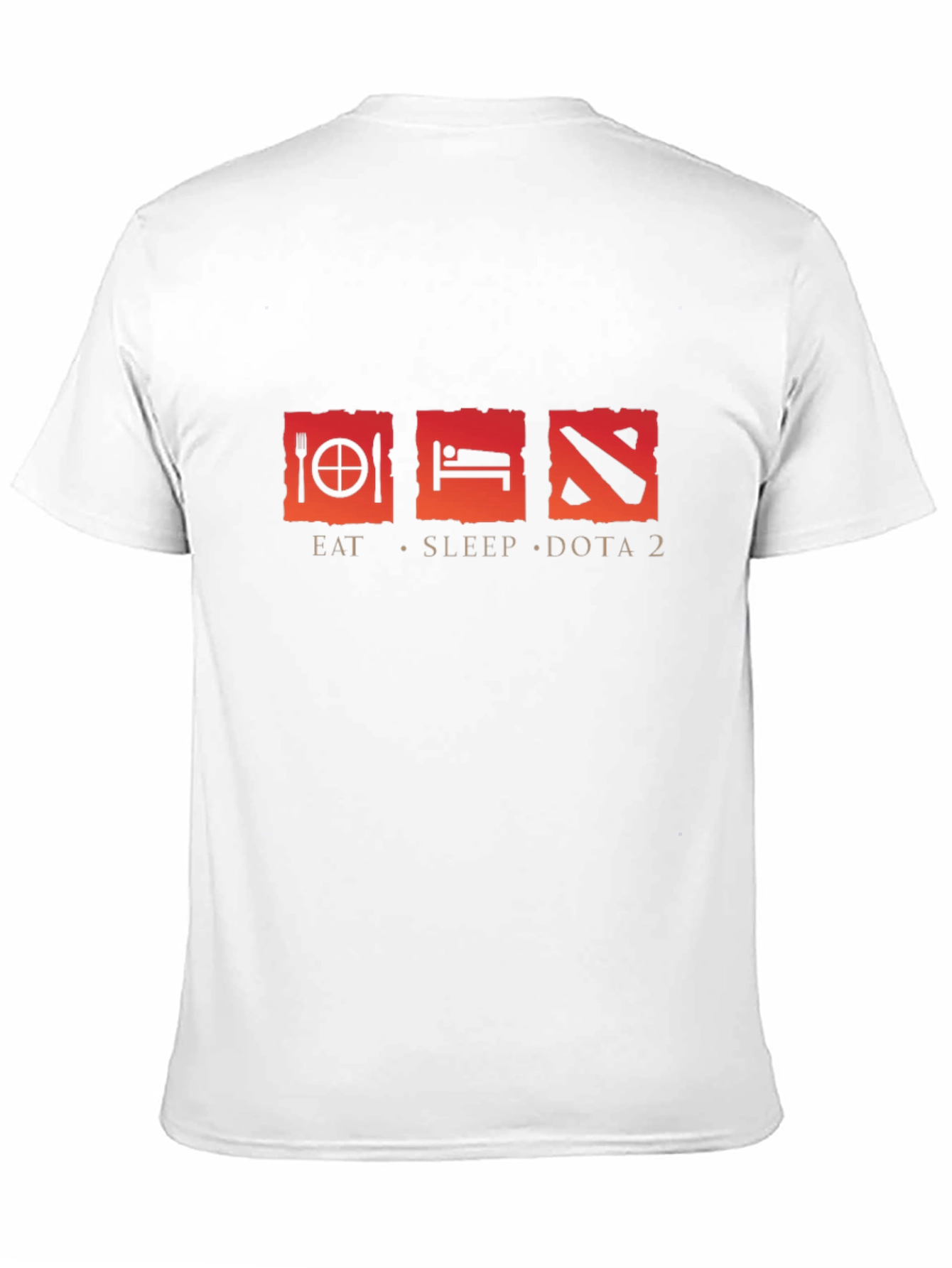 Eat Sleep Dota 2 Black T-Shirt