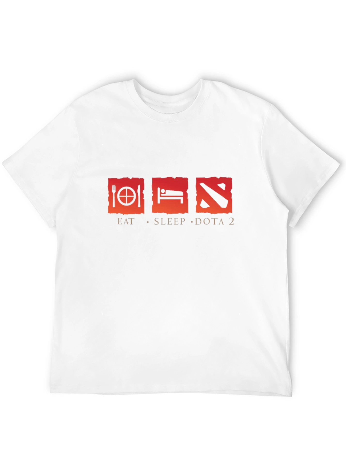 Eat Sleep Dota 2 Black T-Shirt