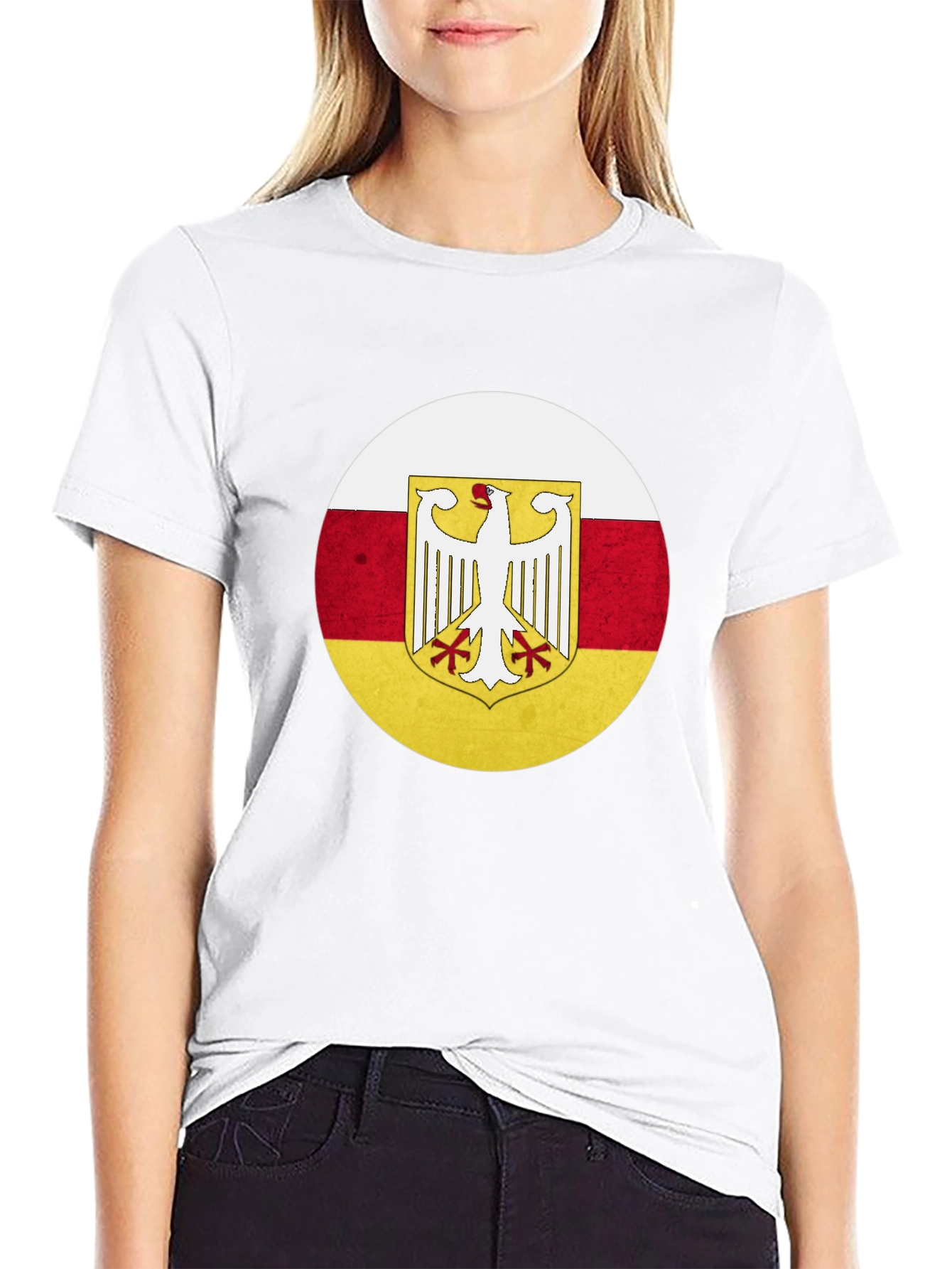 Ossetia Eagle Crest Black T-Shirt