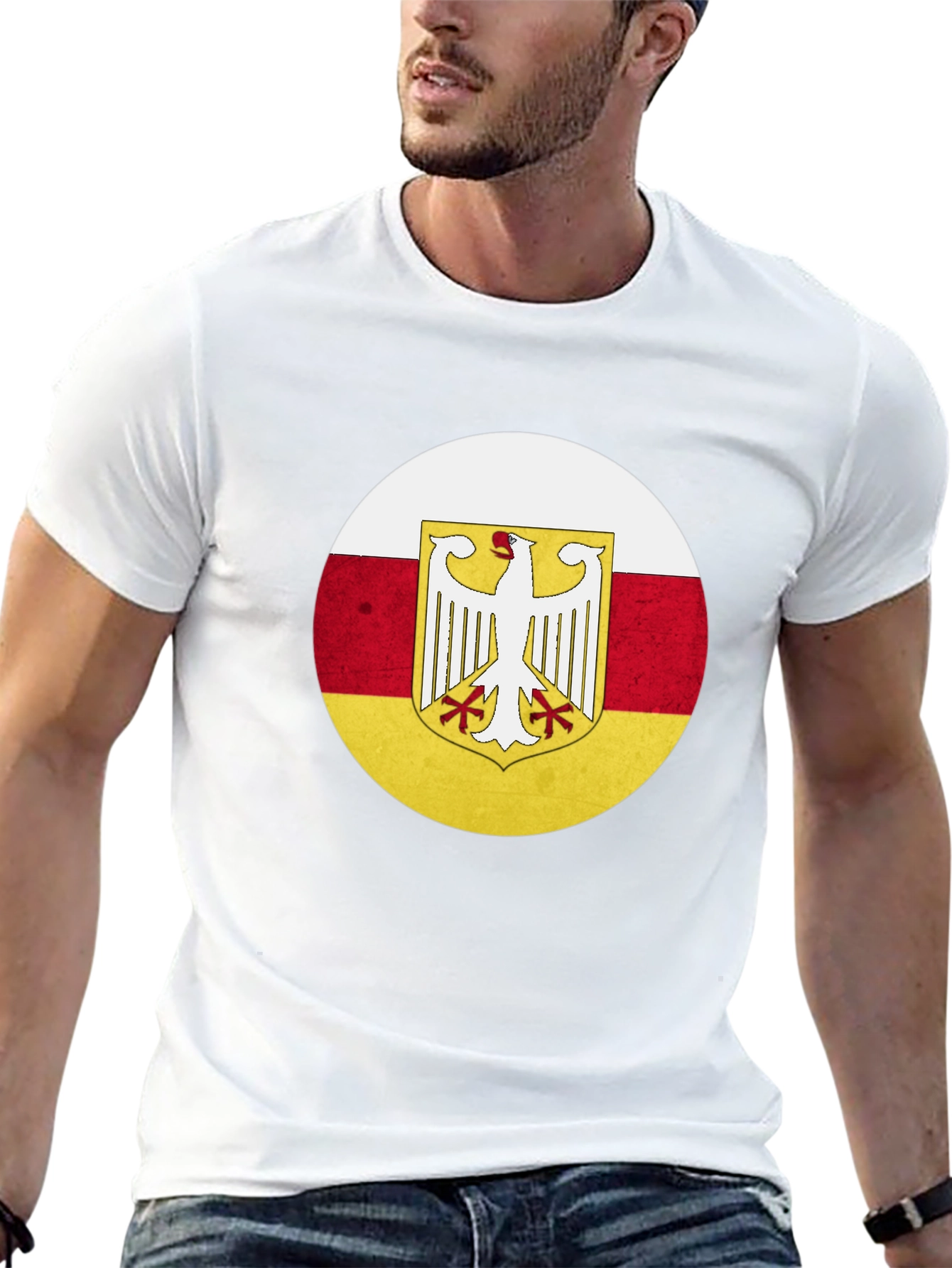 Ossetia Eagle Crest Black T-Shirt