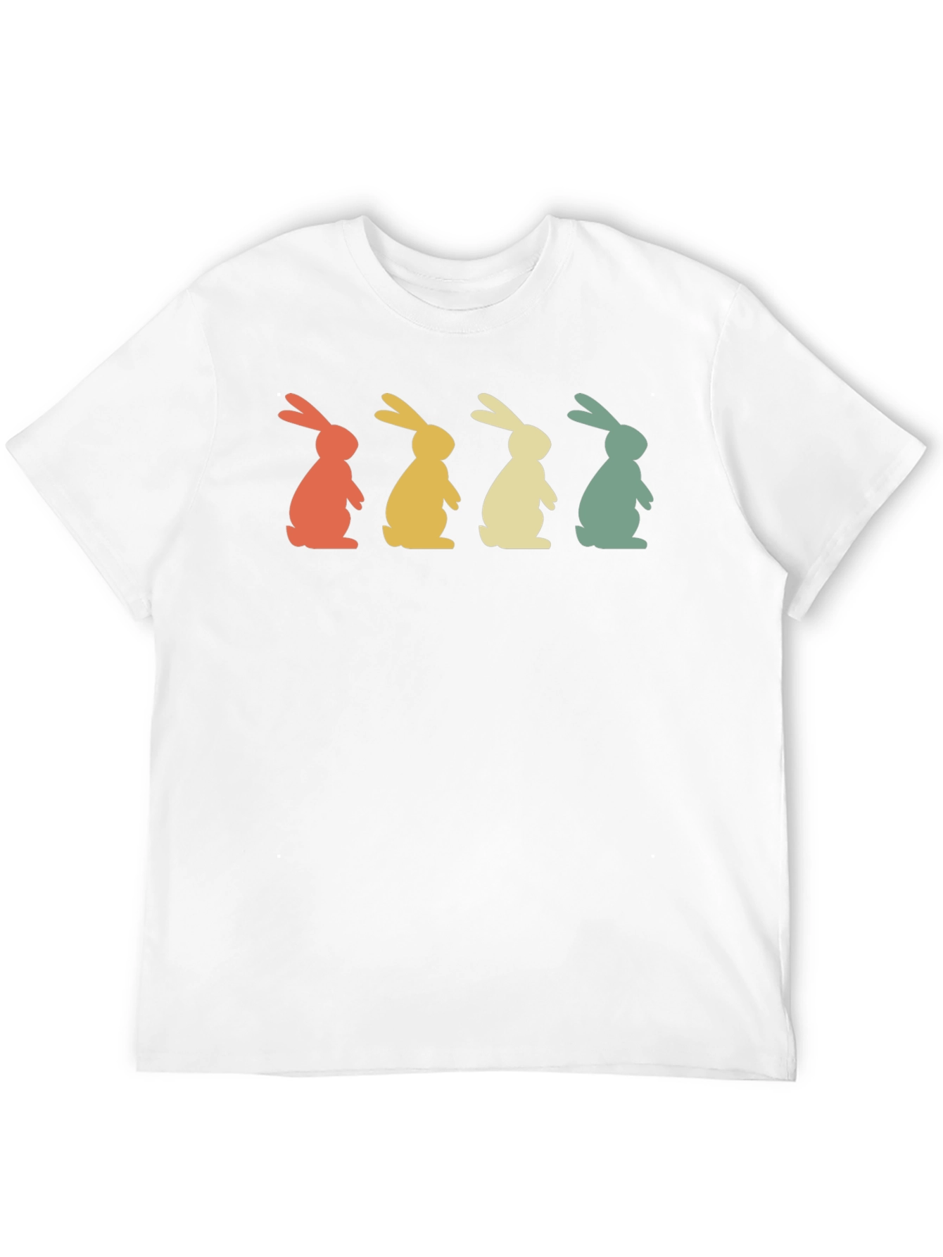 Retro Easter Bunny T-Shirt - Cute Rabbit Tee