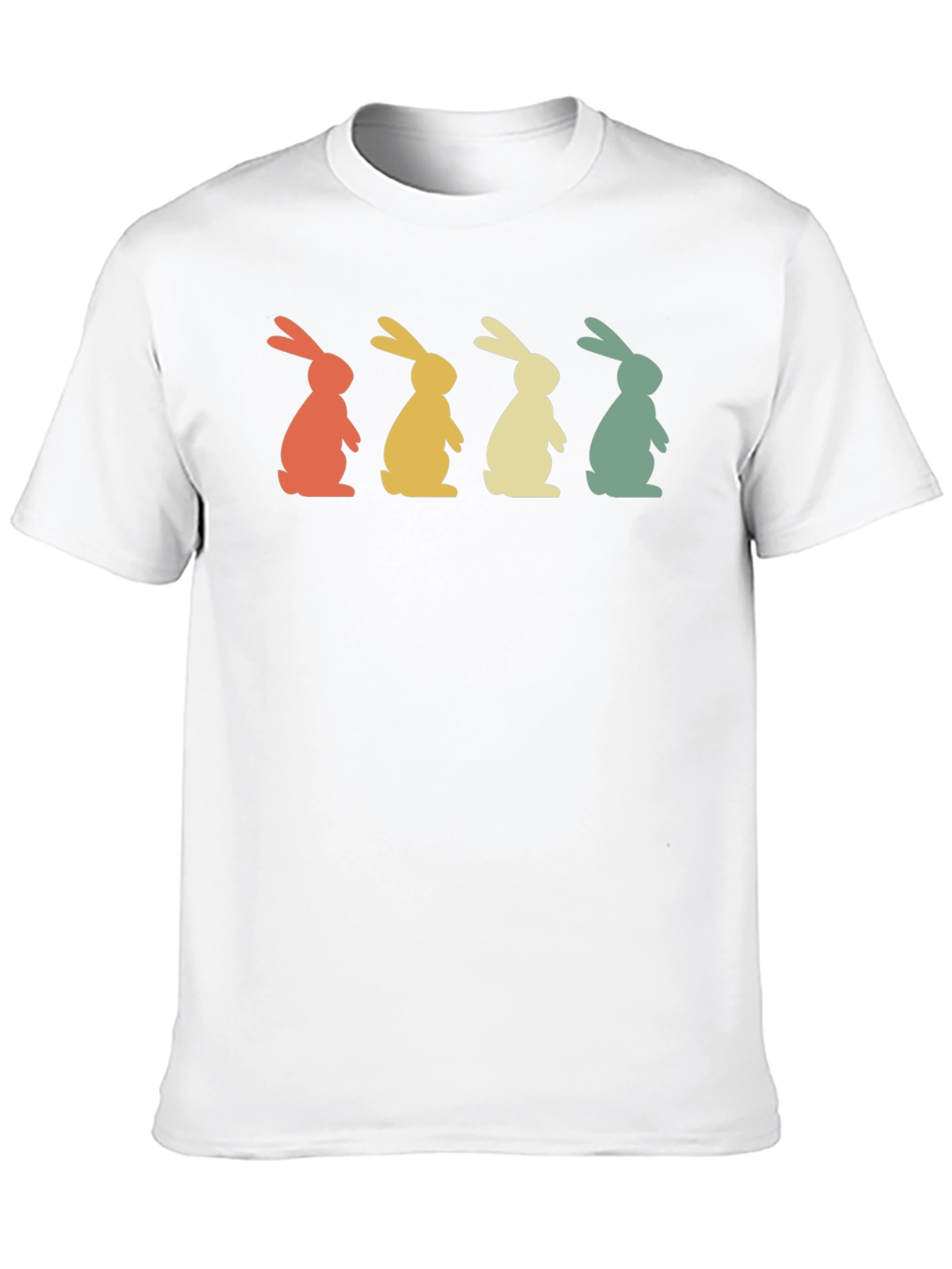 Retro Easter Bunny T-Shirt - Cute Rabbit Tee