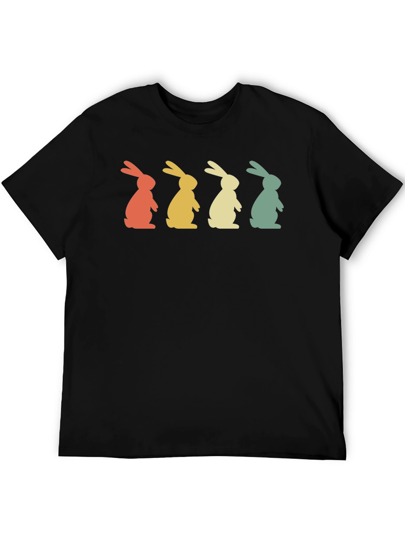 Retro Easter Bunny T-Shirt - Cute Rabbit Tee