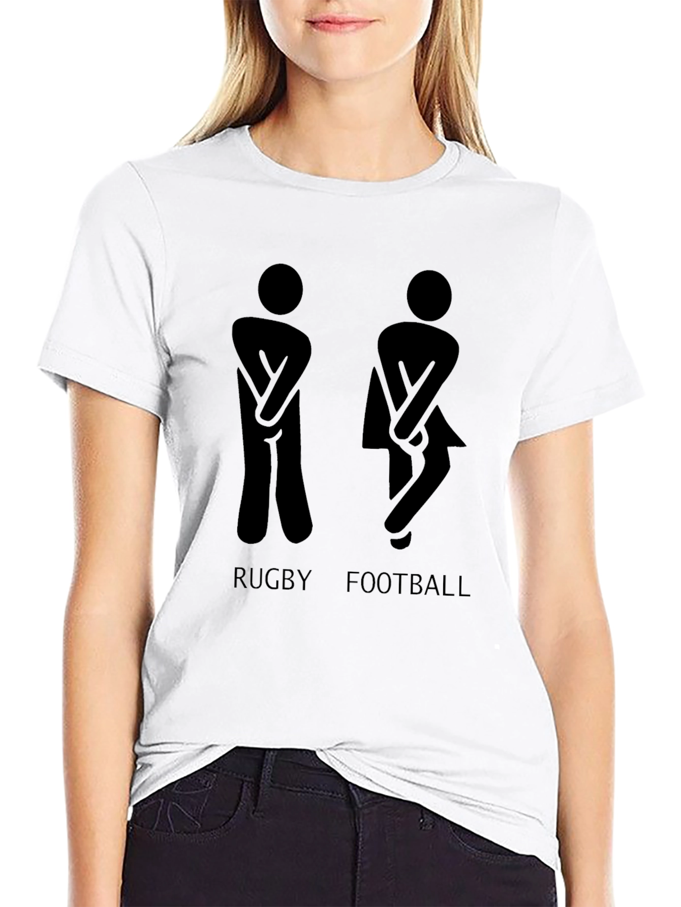 Funny Rugby Football Humor Graphic Tee