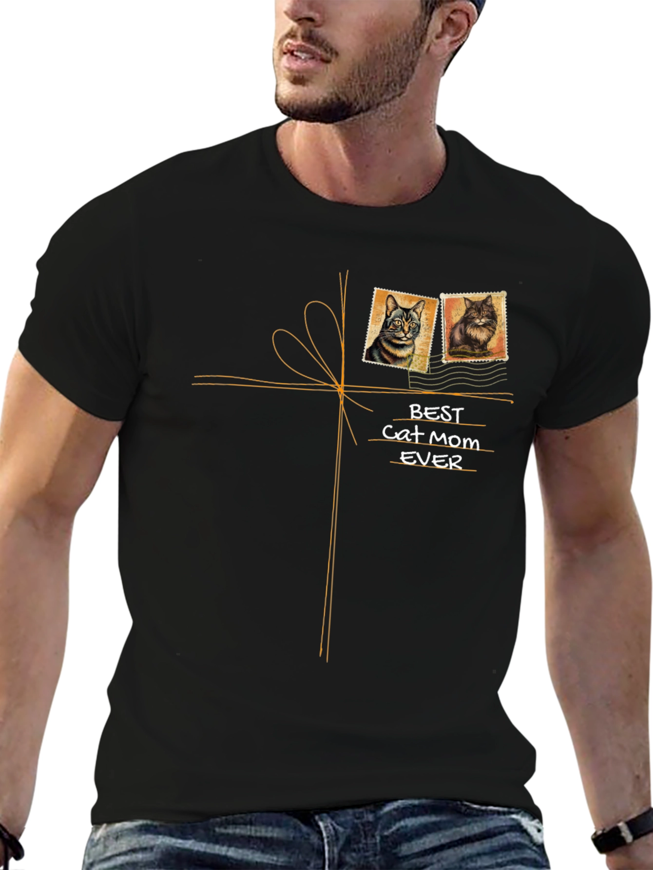 Best Cat Mom Ever Graphic Tee