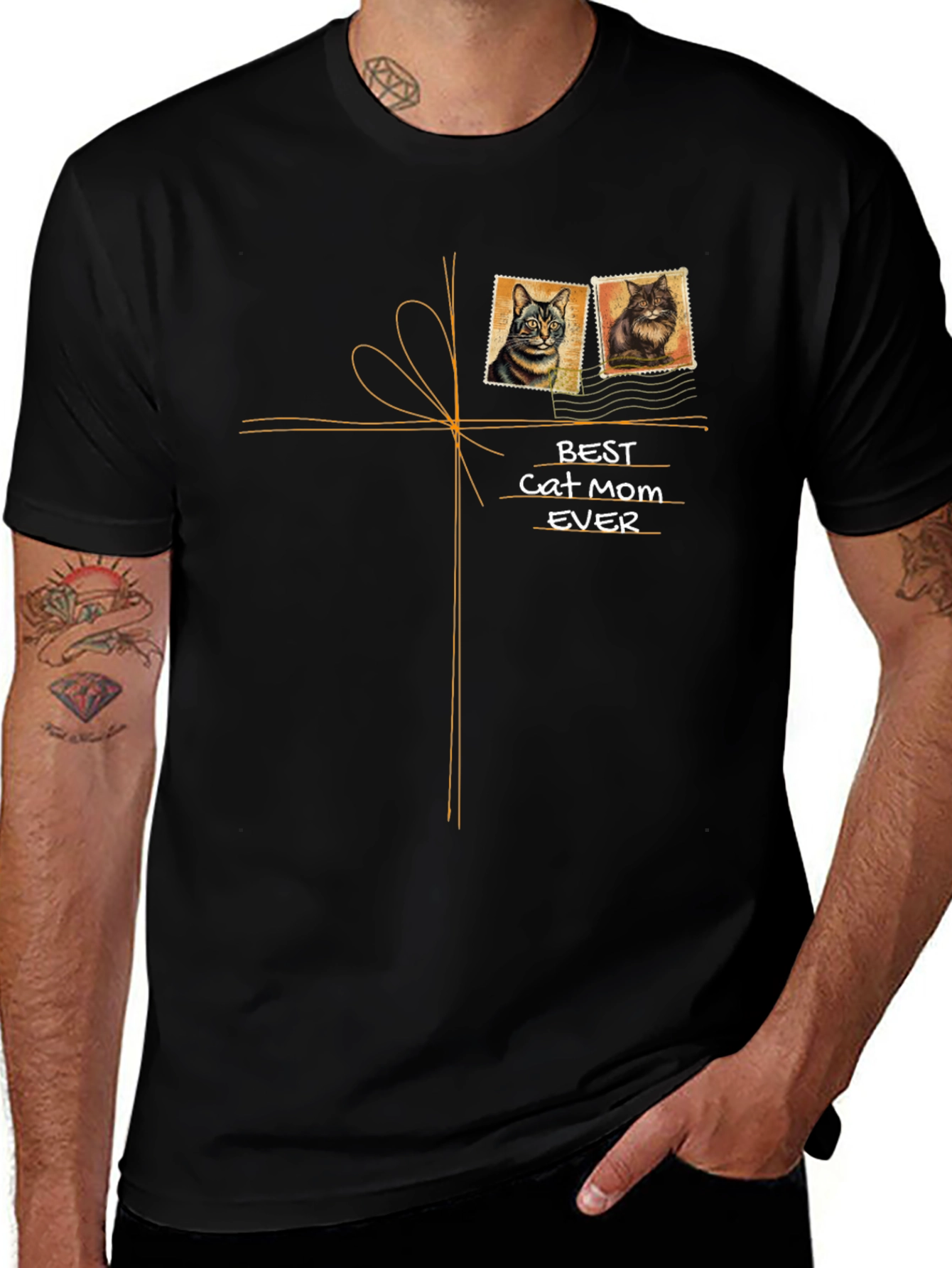 Best Cat Mom Ever Graphic Tee