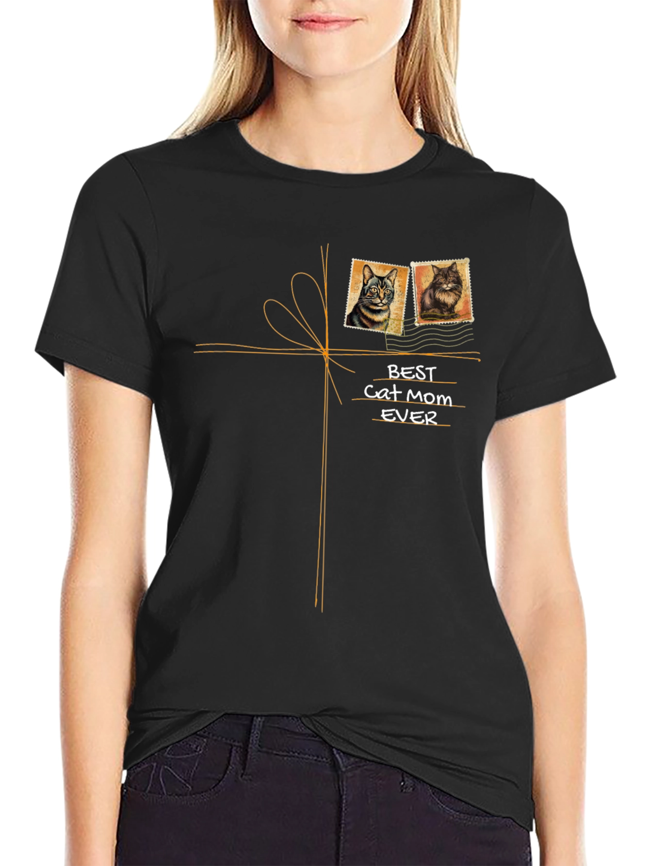 Best Cat Mom Ever Graphic Tee