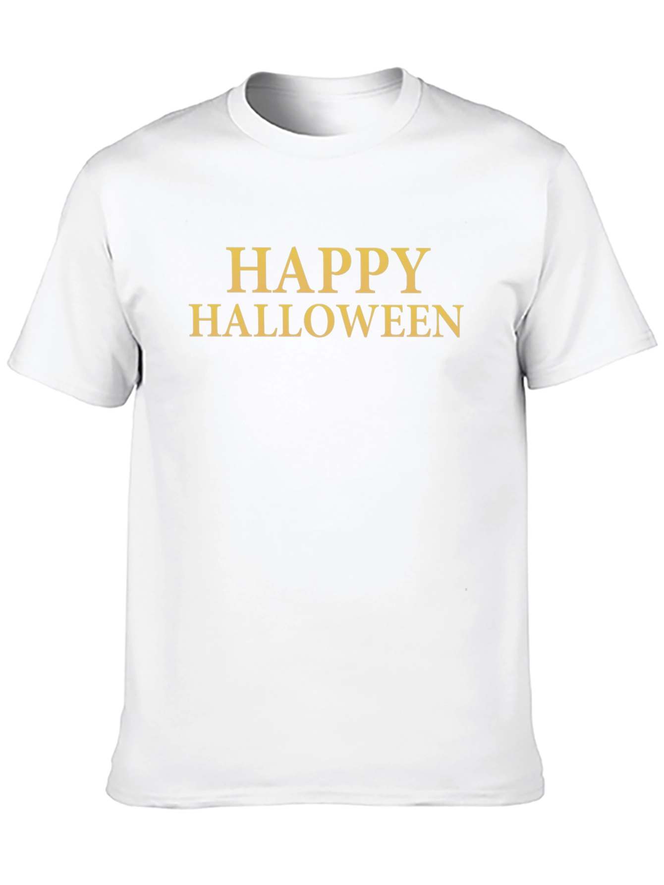 Happy Halloween Graphic Tee - Black Cotton T-Shirt