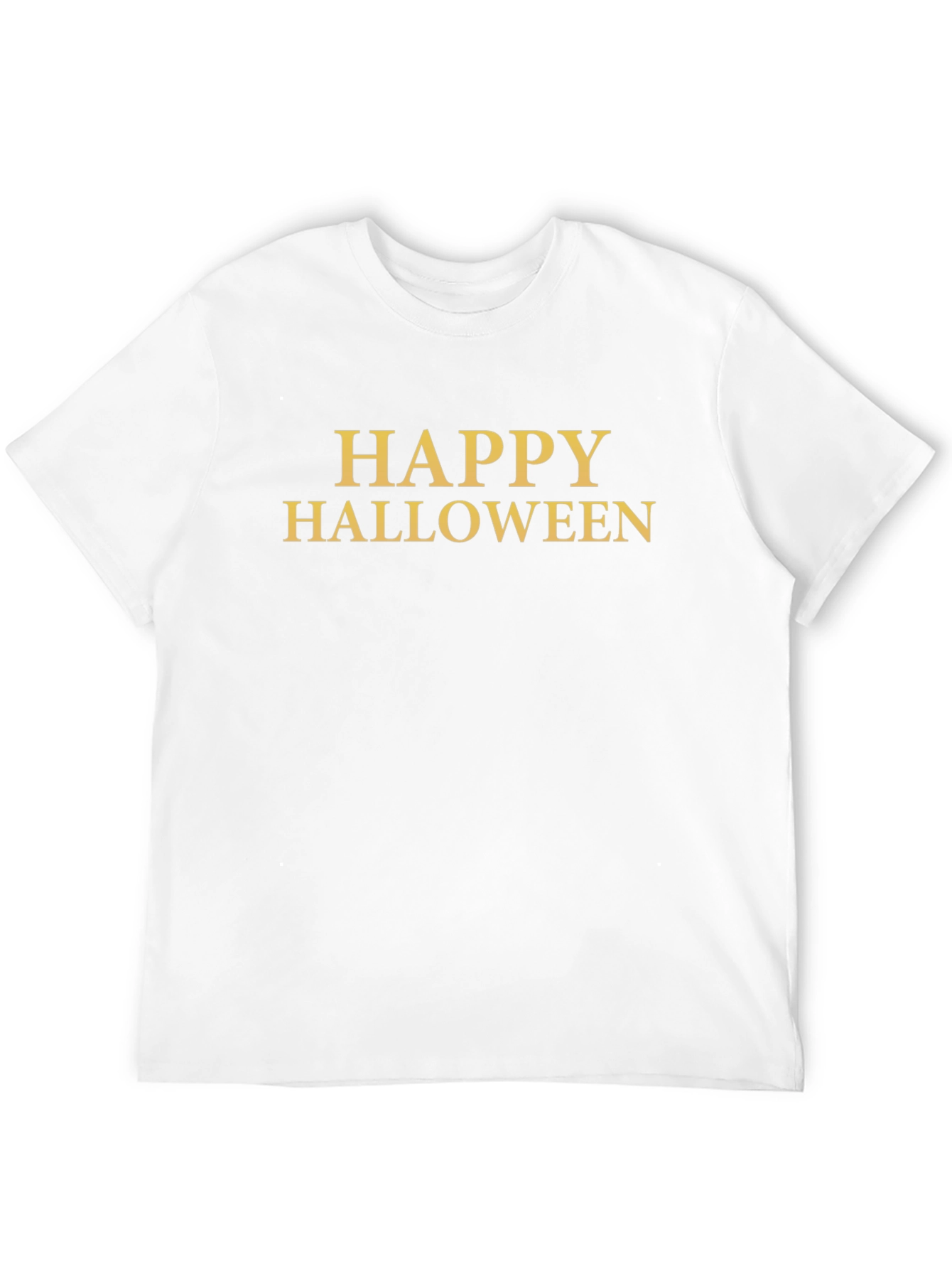 Happy Halloween Graphic Tee - Black Cotton T-Shirt