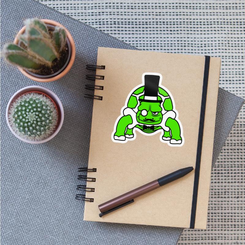 Mr. Tortoise Sir Gentleman Rich Top Hat Monocle