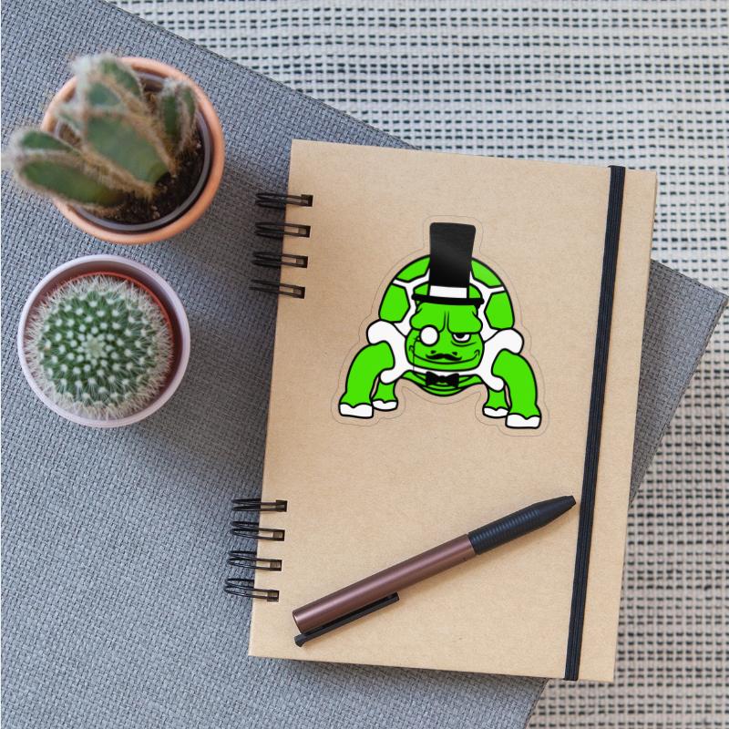 Mr. Tortoise Sir Gentleman Rich Top Hat Monocle