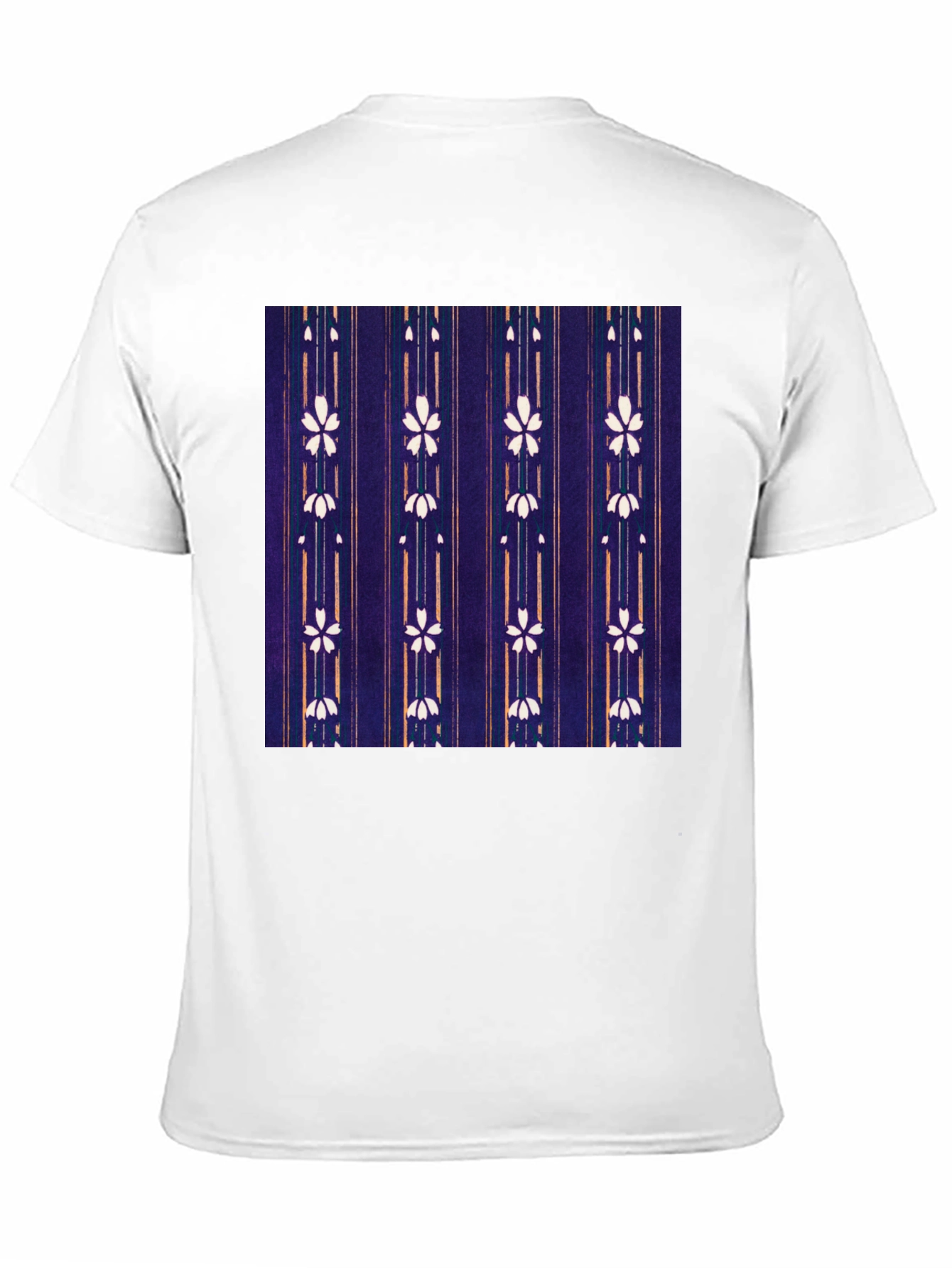 Floral Pattern Tee - Unique Japanese Style Shirt