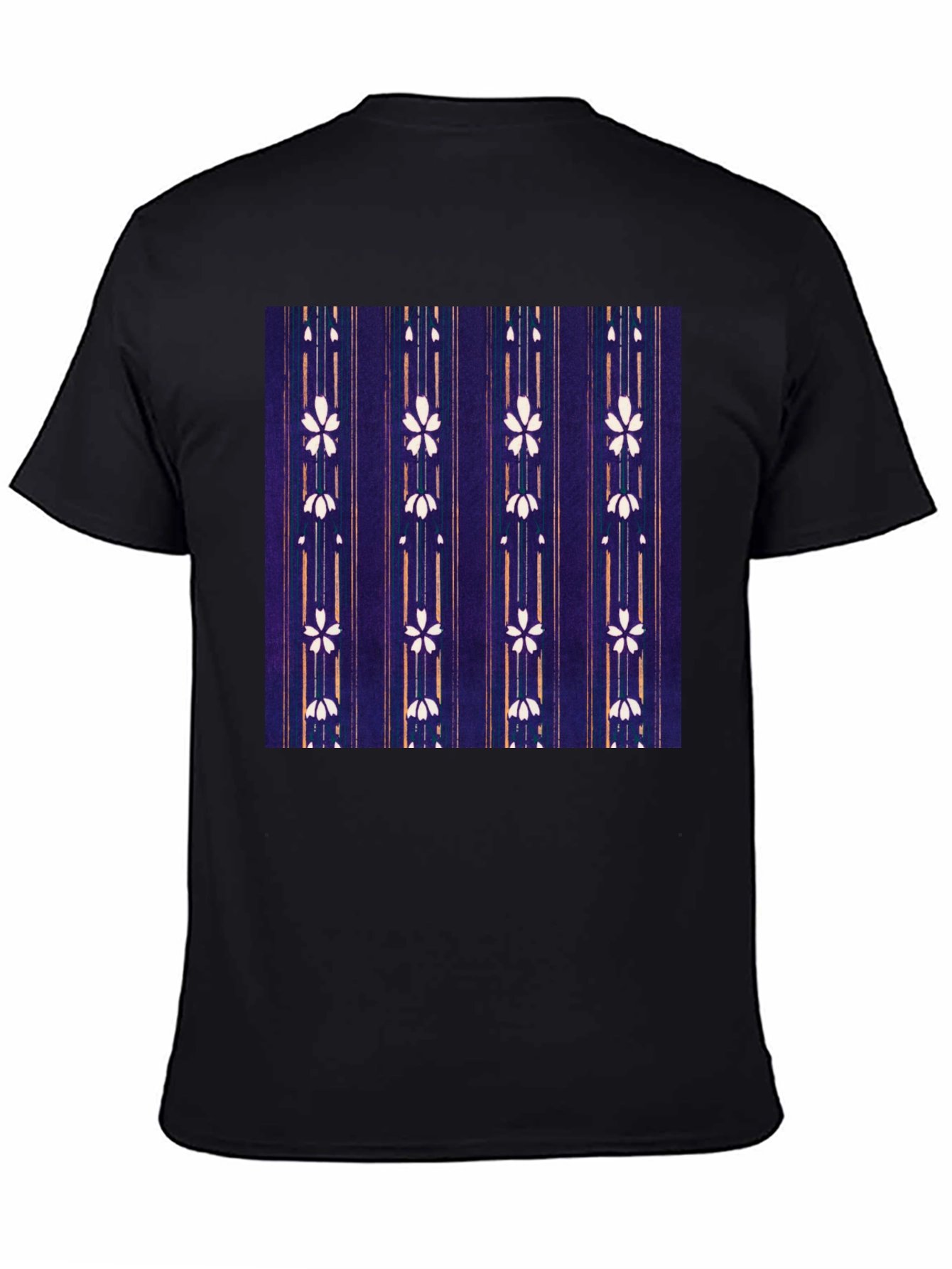 Floral Pattern Tee - Unique Japanese Style Shirt
