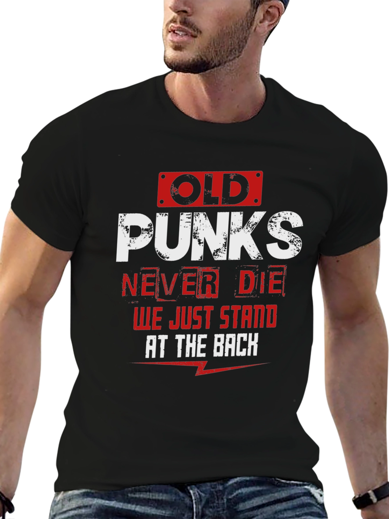 Old Punks Never Die Graphic T-Shirt