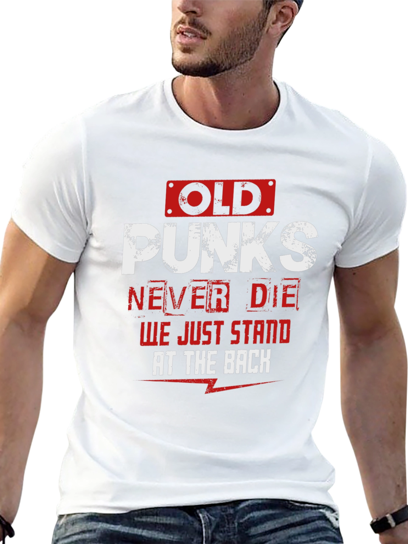 Old Punks Never Die Graphic T-Shirt