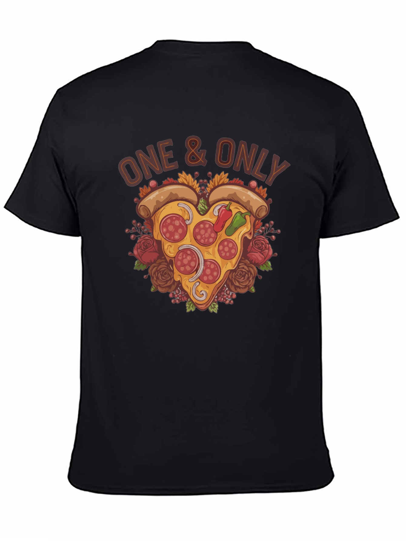One & Only Pizza Heart Graphic T-Shirt