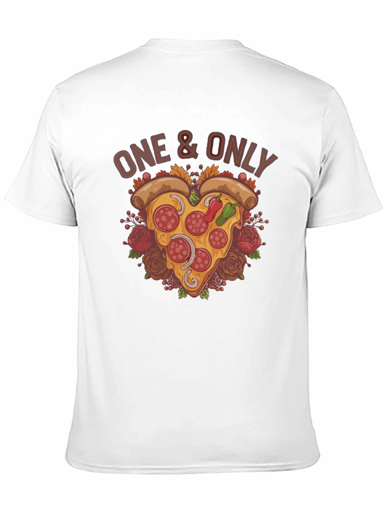 One & Only Pizza Heart Graphic T-Shirt