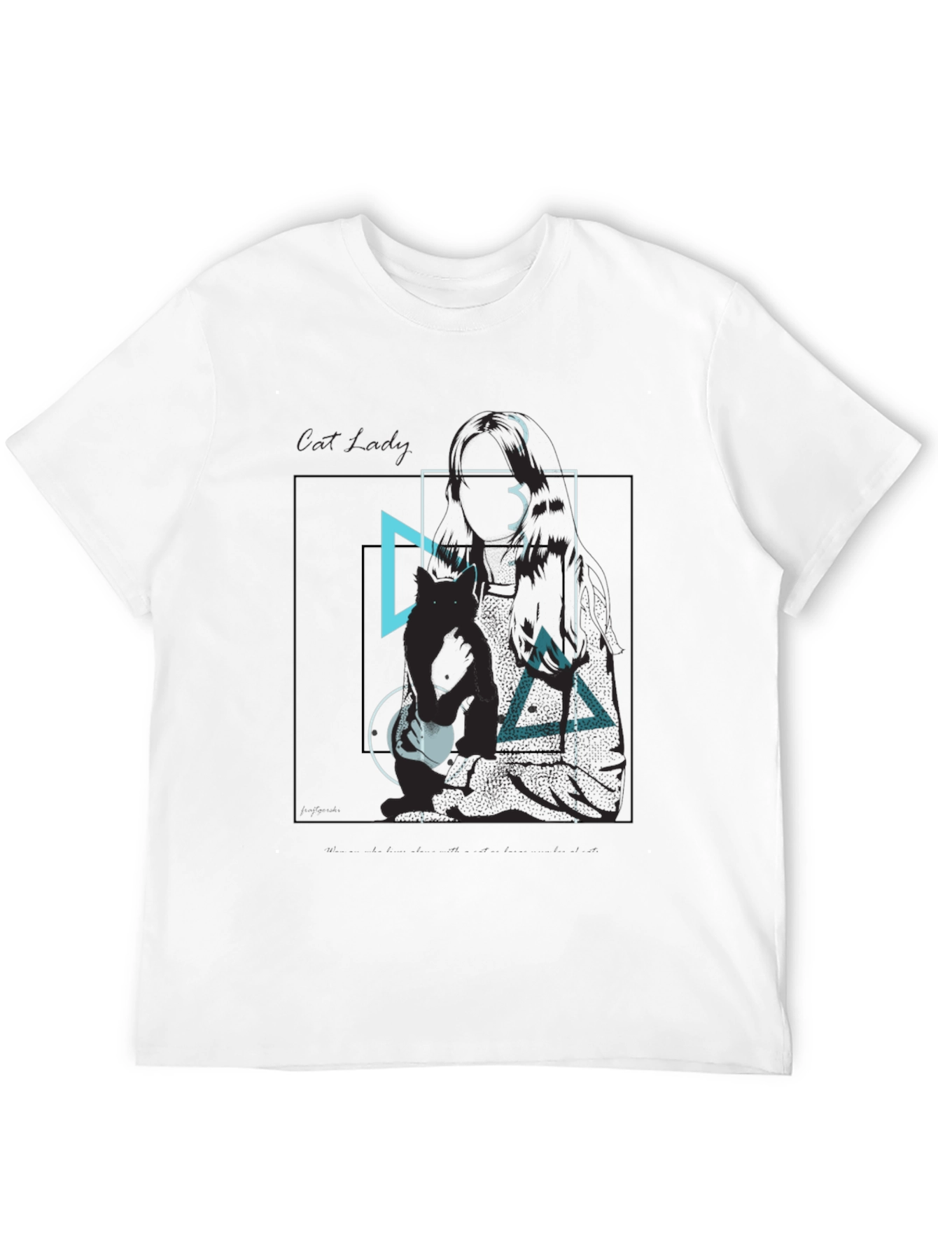 Abstract Graphic Black T-Shirt - Modern Streetwear