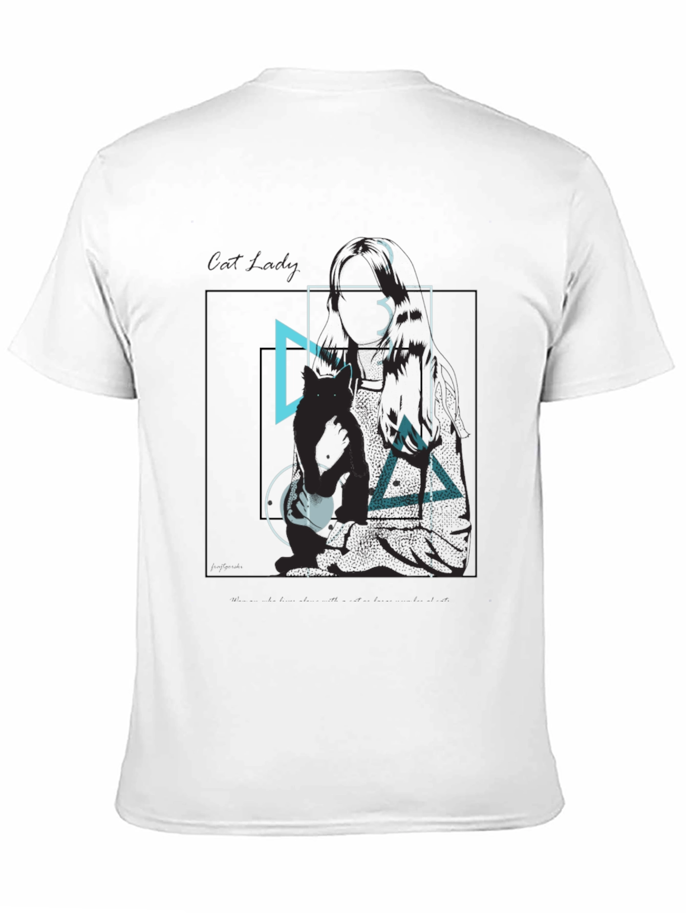 Abstract Graphic Black T-Shirt - Modern Streetwear