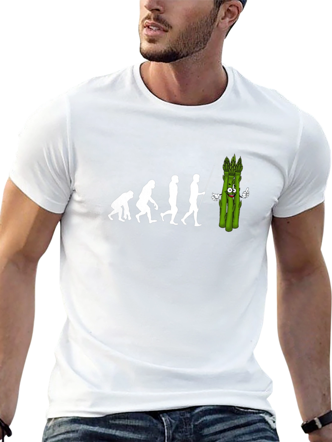 Evolution of Asparagus Funny T-Shirt