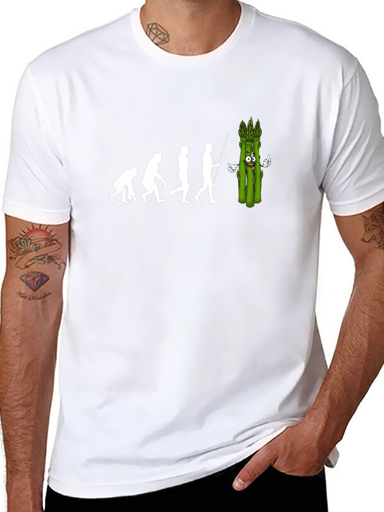 Evolution of Asparagus Funny T-Shirt