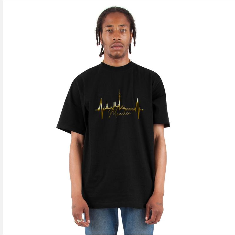 Munich Skyline Heartbeat Bavarian Oktoberfest Gift