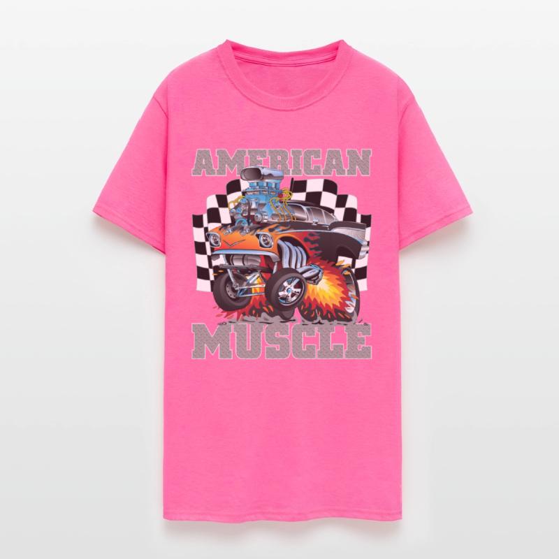 Muscle Cars High Performance Race Car Drag Racing