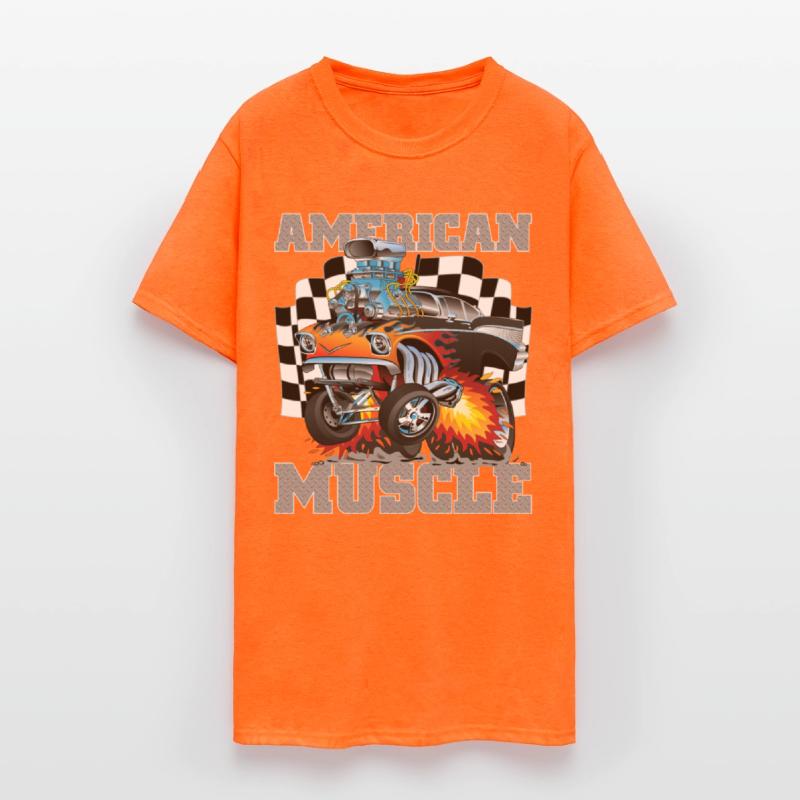 Muscle Cars High Performance Race Car Drag Racing