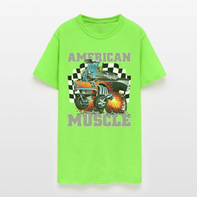 Muscle Cars High Performance Race Car Drag Racing