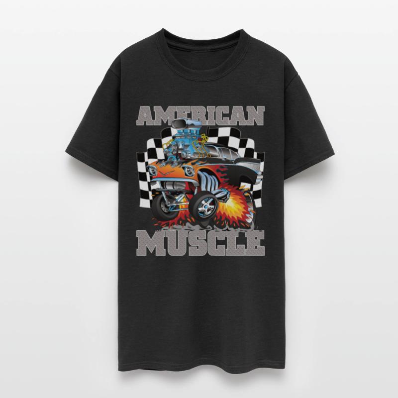Muscle Cars High Performance Race Car Drag Racing