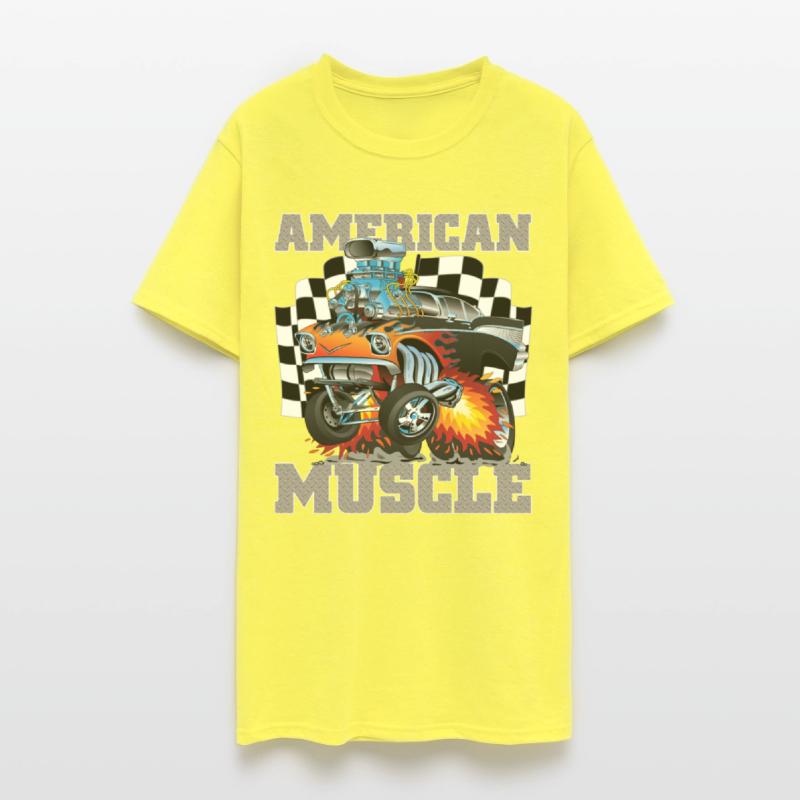 Muscle Cars High Performance Race Car Drag Racing