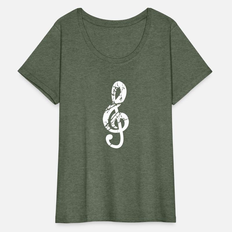Music Clef Note Violin Treble Sound Vintage Retro