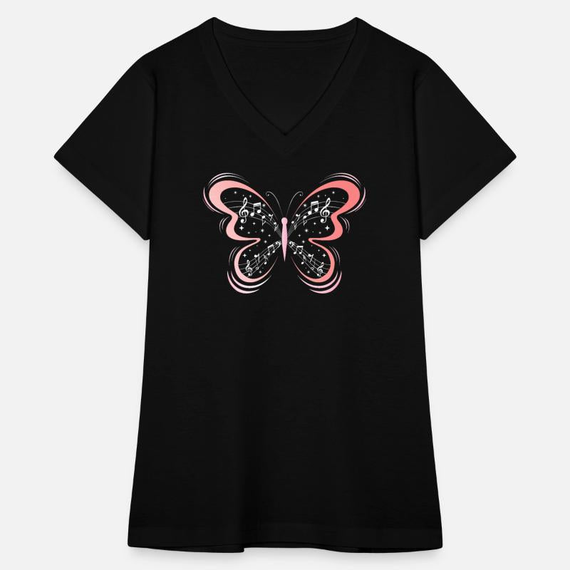 Musical Note Butterfly Music