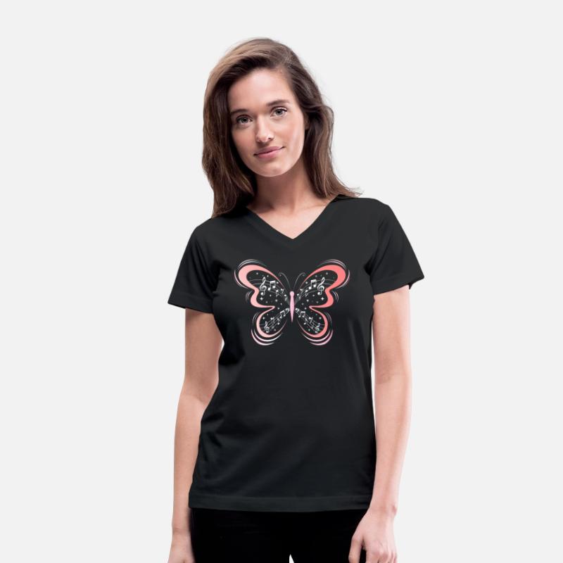 Musical Note Butterfly Music