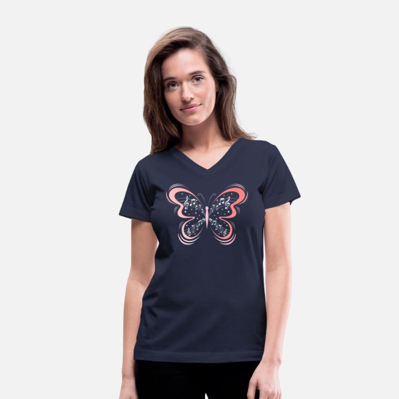 Musical Note Butterfly Music