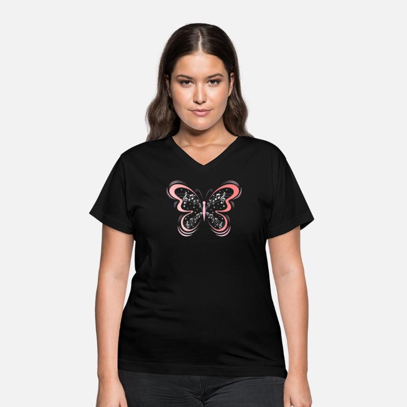 Musical Note Butterfly Music