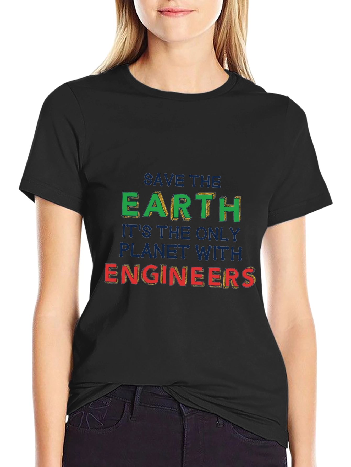 Save the Earth Engineer T-Shirt
