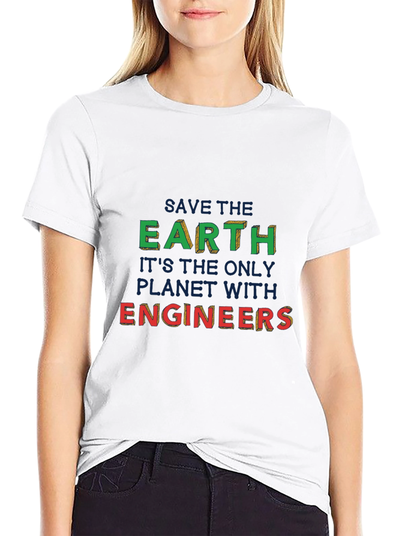 Save the Earth Engineer T-Shirt