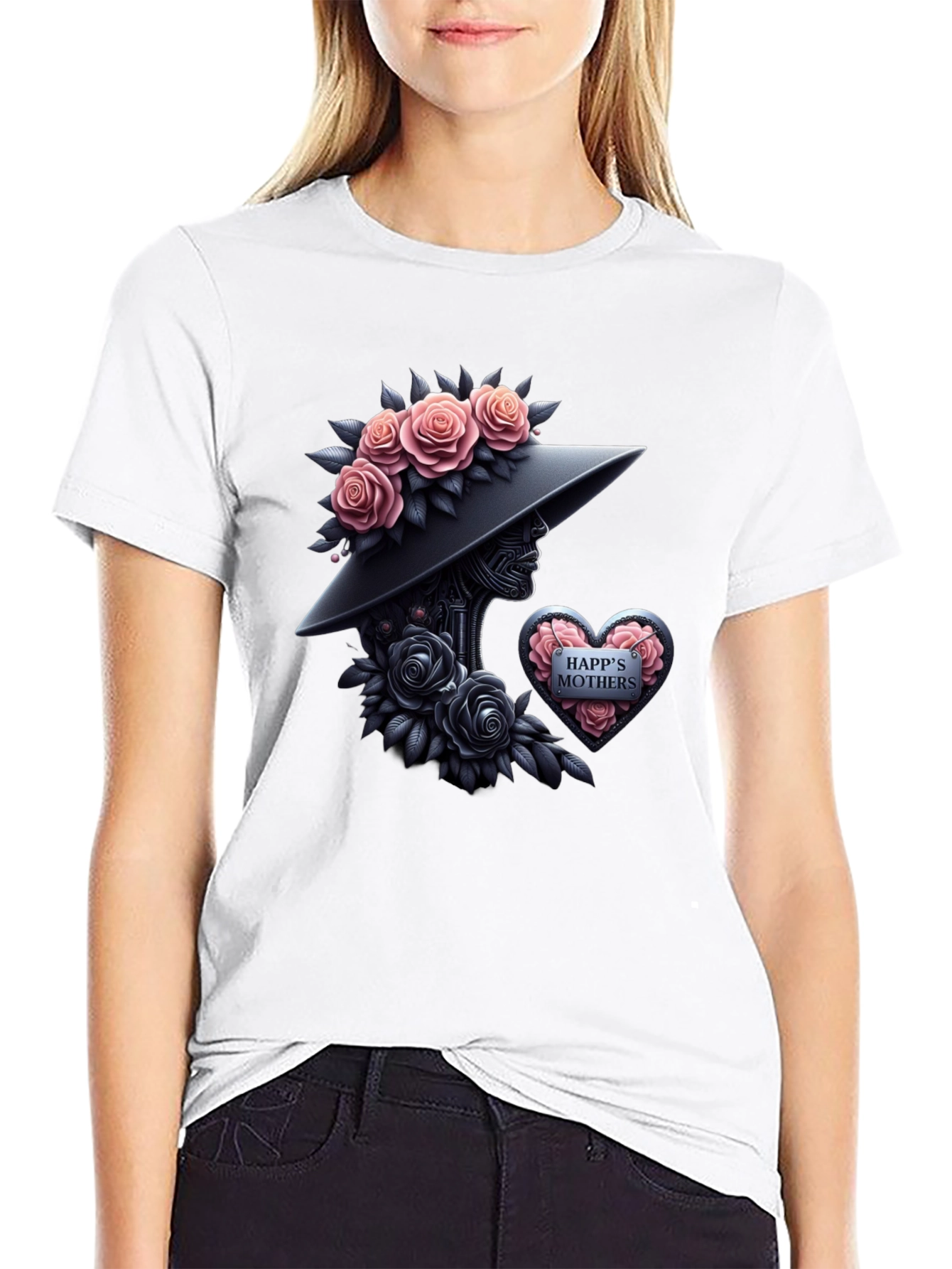 Floral Happy Mothers Day T-Shirt