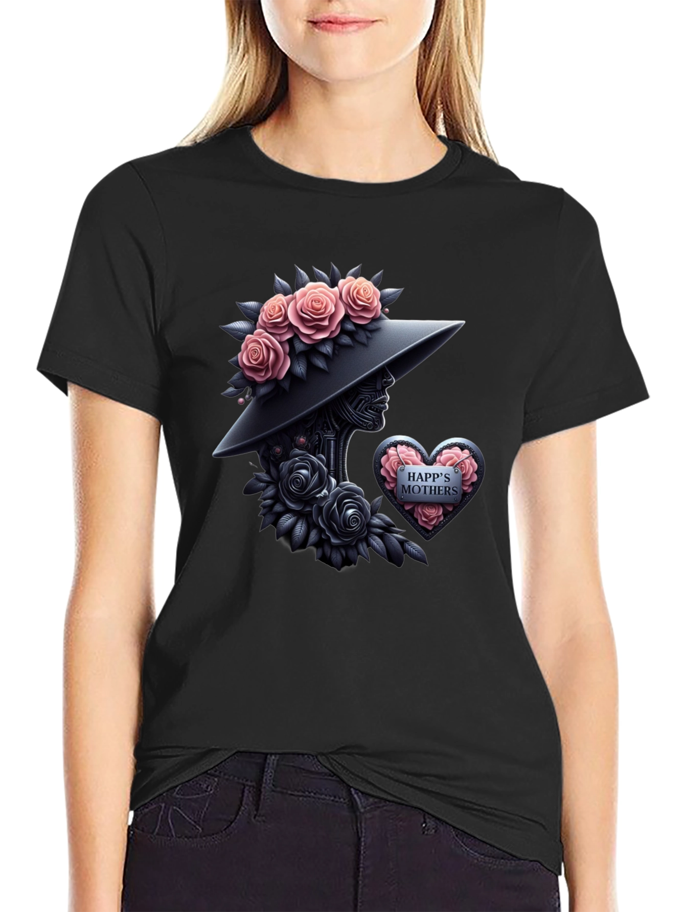 Floral Happy Mothers Day T-Shirt